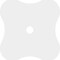 Ekena Millwork Luna Architectural Grade PVC Contemporary Ceiling Medallion, 26"OD x 3"ID x 9"C x 1"P CMP26LA-03000 - alternate 3